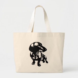 Bolso De Tela Gigante Dachshund