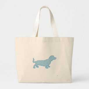 Bolso De Tela Gigante Dachshund