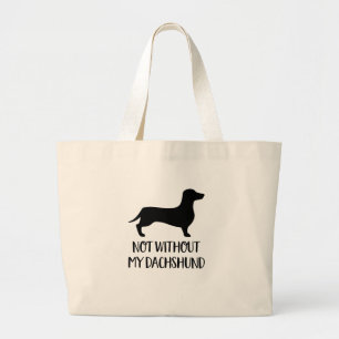 Bolso De Tela Gigante Dachshund