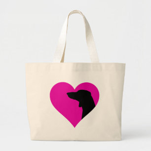 Bolso De Tela Gigante Dachshund