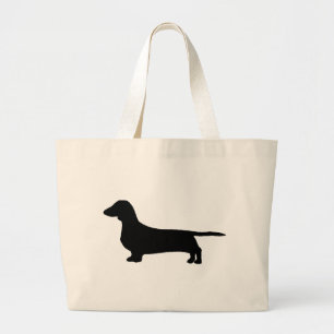 Bolso De Tela Gigante Dachshund bajo