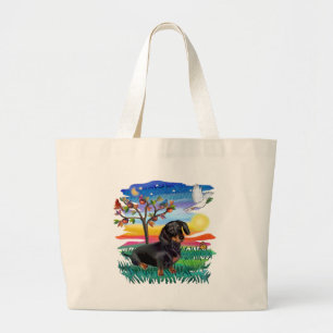 Bolso De Tela Gigante Dachshund (BT) - Resplandor solar