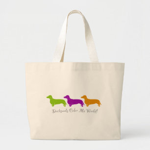 Bolso De Tela Gigante Dachshund - diseños ingeniosos originales de Doxi