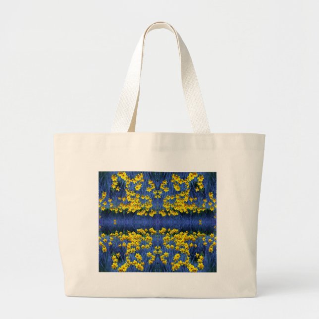 Bolso De Tela Gigante Daffodil Spring Fantasy (Frente)