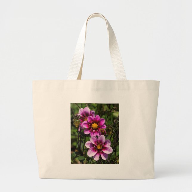 Bolso De Tela Gigante Dahlia Trio (Frente)