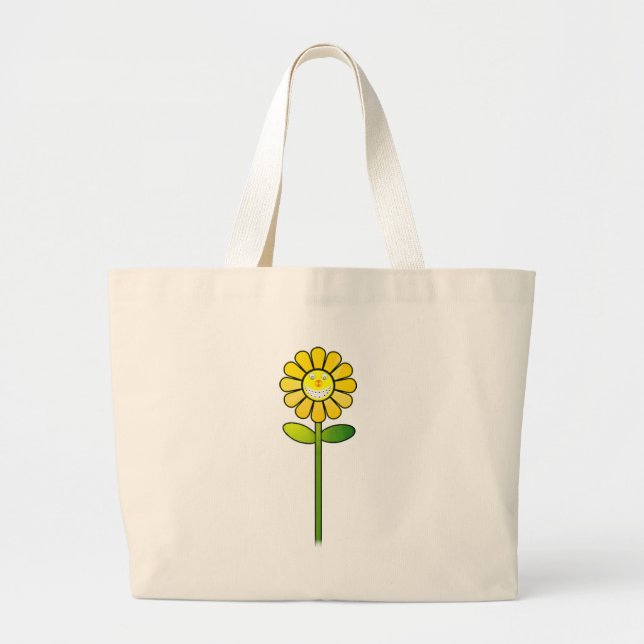 Bolso De Tela Gigante Daisy (Frente)