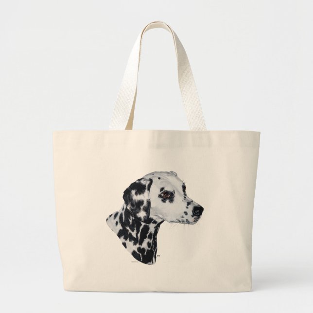 Bolso De Tela Gigante Dalmatiano (Frente)