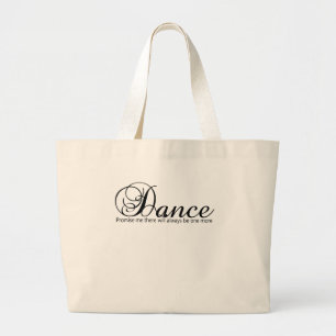 Bolso De Tela Gigante Dance Prométeme Que Siempre Habrá Una Más