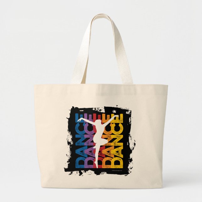 Bolso De Tela Gigante Danse et Lettres (Baile) (Frente)