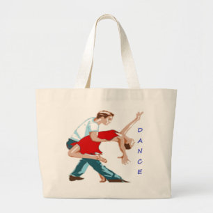 BOLSO DE TELA GIGANTE DANZA