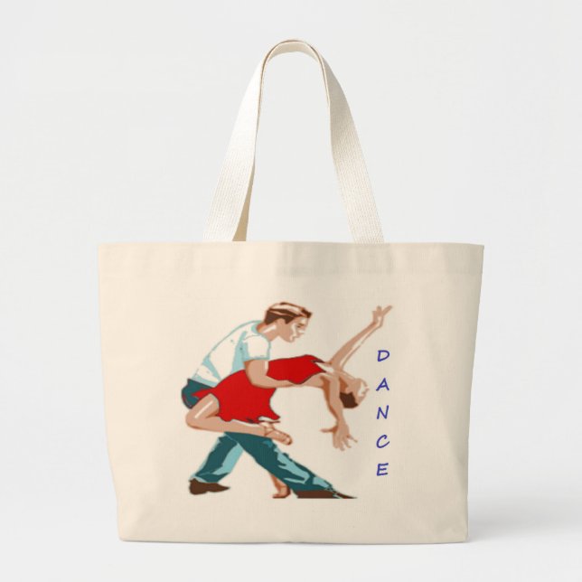 BOLSO DE TELA GIGANTE DANZA (Frente)