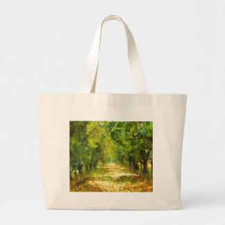 Bolso De Tela Gigante Dappled Light of Day Dreams Tree Avenue Art