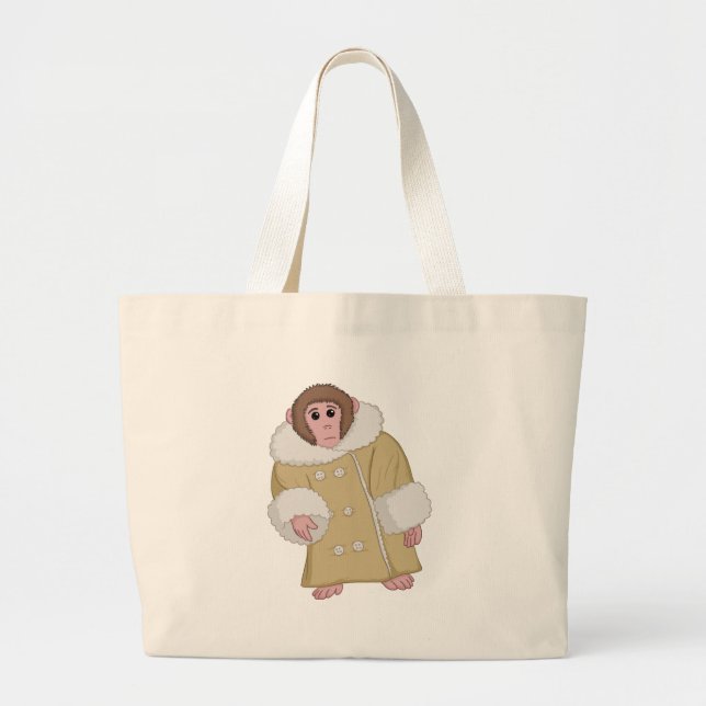 Bolso De Tela Gigante Darwin que Ikea Monkey (Frente)