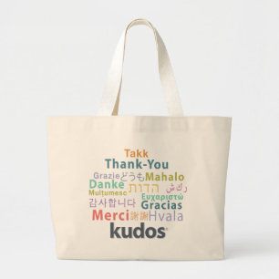 Bolso De Tela Gigante De agradecimiento de Kudos®