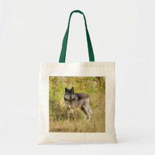 Bolso De Tela Gigante de fotografía Gray Wolf & Wilderness