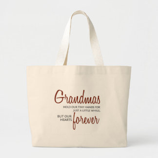 Bolso De Tela Gigante De las abuelas rojo para siempre