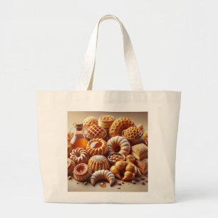Bolso De Tela Gigante De Lujo Con Un Tema De Pastelería