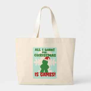 Bolso De Tela Gigante Declaración de diversión para juegos de Navidad