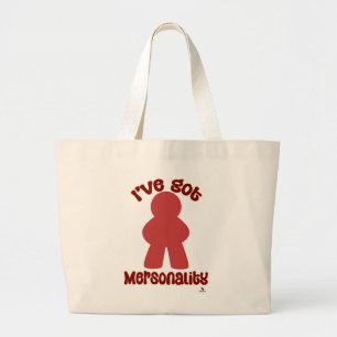 Bolso De Tela Gigante Declaración de pieza de juego llena de Mersonality