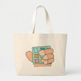 Bolso De Tela Gigante Dedo de grasa