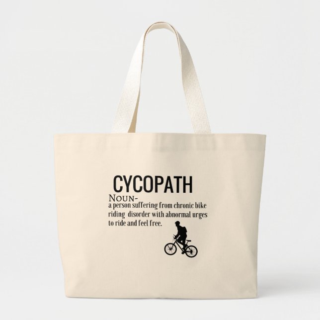 Bolso De Tela Gigante Definición de diccionario divertida del diseño del (Frente)