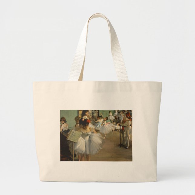 Bolso De Tela Gigante Degas Dance Class Ballet Bailarines Ballerina Art (Frente)