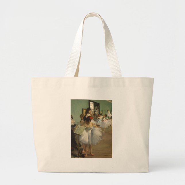 Bolso De Tela Gigante Degas Dance Class Ballet Bailarines Ballerina Art (Frente)
