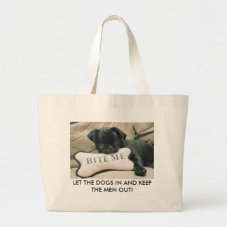 BOLSO DE TELA GIGANTE DEJE LOS PERROS ADENTRO Y MANTENGA…