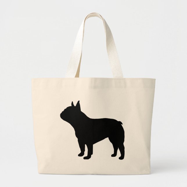Bolso De Tela Gigante ` del engranaje francés del bulldog (Frente)