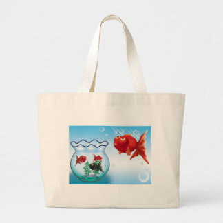 Bolso De Tela Gigante Demekin - goldfish del telescopio