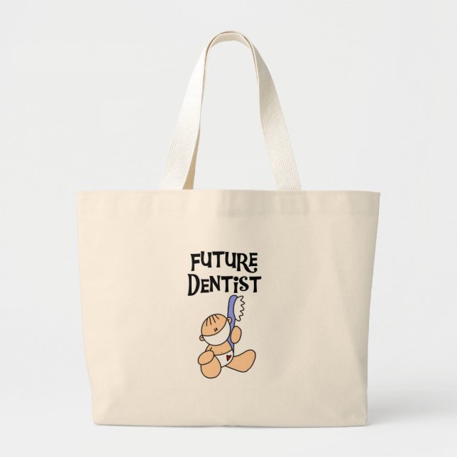 Bolso De Tela Gigante Dentista futuro (Frente)