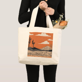Bolso De Tela Gigante Desert Sunset
