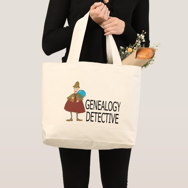 Bolso De Tela Gigante Detective de la genealogía (Anverso (producto))