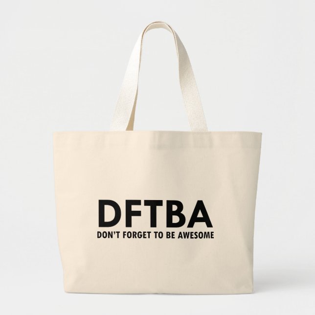 BOLSO DE TELA GIGANTE DFTBA (Frente)