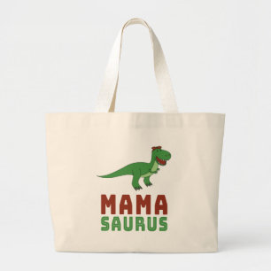 Bolso De Tela Gigante Día de la Madre Mamasaurus Dinosaur Tyrannosaurus