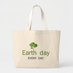 Bolso De Tela Gigante ¡Día de la Tierra cada día!