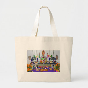 Bolso De Tela Gigante Dia de los Muertos