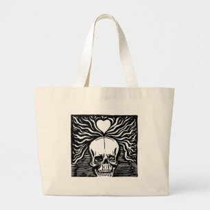 Bolso De Tela Gigante Día de México el "de los muertos" circa 1924