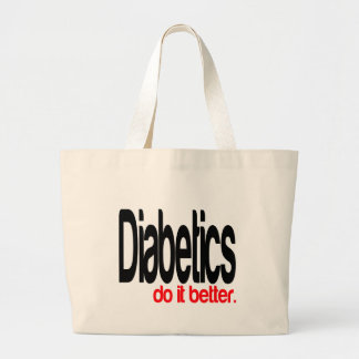 Bolso De Tela Gigante Diabéticos háganlo mejor