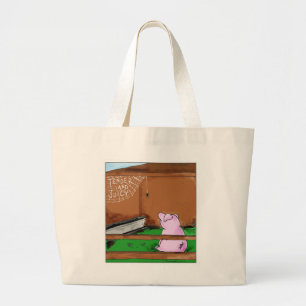 Bolso De Tela Gigante Dibujo animado del Web de Charlotte blanda y