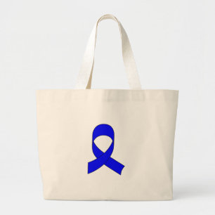 Bolso De Tela Gigante Dibujo de cinta azul