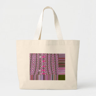 Bolso De Tela Gigante Dibujo del patrón abstracto de denso e intrincado