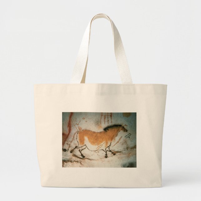 Bolso De Tela Gigante Dibujos de cueva Lascaux Prehistórico francés (Frente)