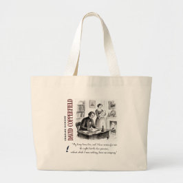 Bolso De Tela Gigante Dickens' David Copperfield Art Quote