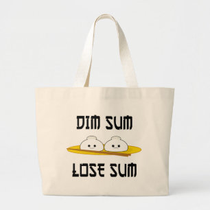 Bolso De Tela Gigante Dim Sum pierde suma