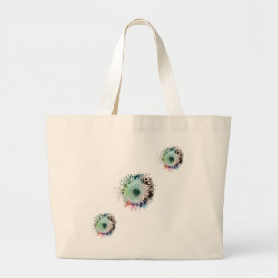 Bolso De Tela Gigante Dimensiones: 13,5" x 18,5" w; 5,5" de profundidad