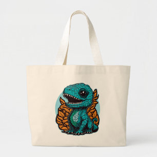 Bolso De Tela Gigante Dinosaurio de bebé lindo