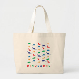 Bolso De Tela Gigante Dinosaurios
