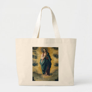 BOLSO DE TELA GIGANTE DIOS BENDIGA LA CONCEPCIÓN INMACULADA
