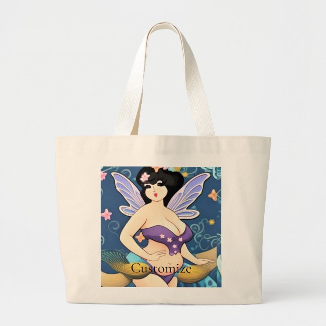 Bolso De Tela Gigante Diosa de hadas de figura completa Thunder_Cove (Frente)
